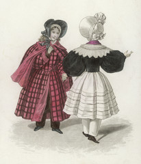 Outdoor Girls 1832. Date: 1832