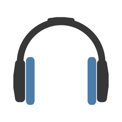 headset device icon over white background vector illustration