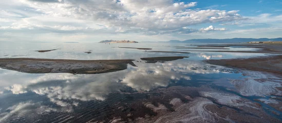 Zelfklevend Fotobehang Great Salt Lake, Utah © forcdan