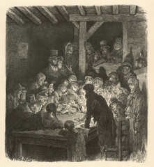 London Gamblers - Dore. Date: 1870