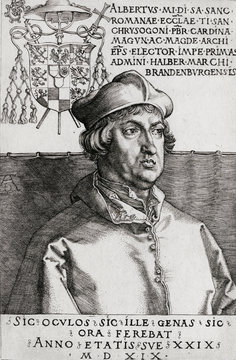 Albertus Magnus (Durer). Date: 1193 - 1280