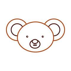 Animal koala cartoon icon vector illustration design graphic