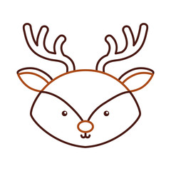 Animal reindeer cartoon icon vector illustration design graphic