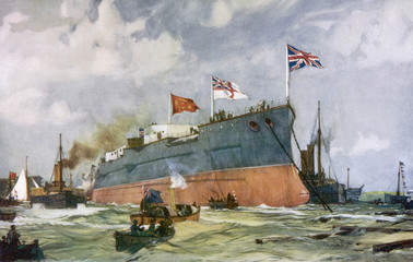 London Ship Launched. Date: 21 September 1899