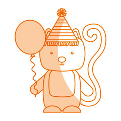 animal cat cartoon icon vector illustration design shadow 