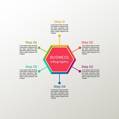 Vector infographic. Business diagrams, presentations and charts. Background.