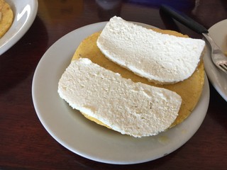 Arepas con queso