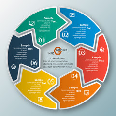 Abstract 3D Paper Infographics