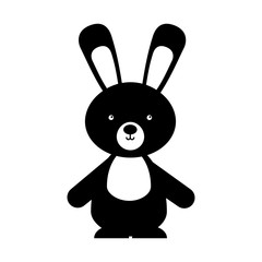 animal rabbit cartoon icon vector illustration design draw   