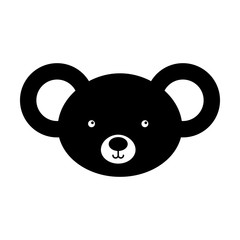 Animal koala cartoon icon vector illustration design draw   