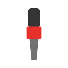 Professional microphone transmit icon vector illustration design graphic