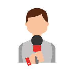 Professional microphone transmit icon vector illustration design graphic