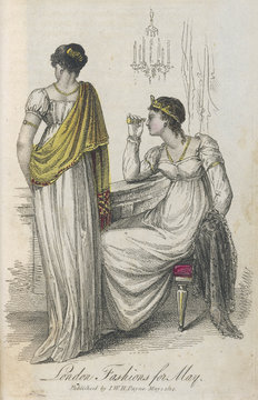 Women at Theatre 1814. Date: 1814