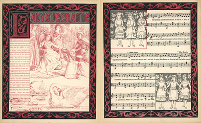 Lady Queen Anne  words and music. Date: 1886