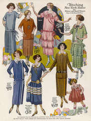 USA Teen Fashion 1924. Date: 1924