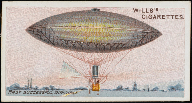 Tissandier Airship. Date: 8 October 1883