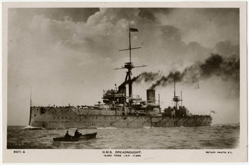 Steamship 'Dreadnought'. Date: 1906