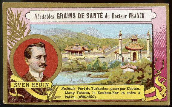 Sven Hedin (Card). Date: 1865 - 1952