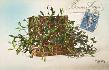 Hamper of Mistletoe. Date: 1923
