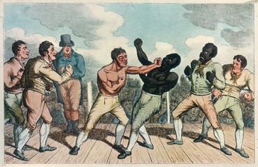Boxing - Cribb versus Molyneux. Date: September 1811