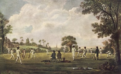 Match at Hambledon - 1777. Date: 1777