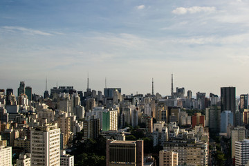 São Paulo do alto do Edifício Copan