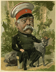 Otto von Bismarck cartoon.