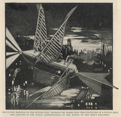 Future Flying Machine. Date: 1901