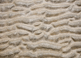 Sand on the sea beach, background, nobody.