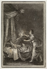 Dragon in Her Bed. Date: circa 1770