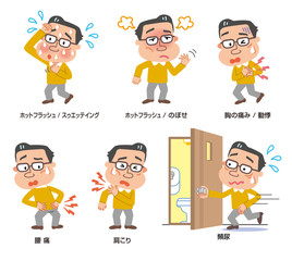 男性　更年期　症状　それぞれ