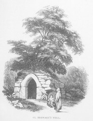St Breward's well. Date: 1893