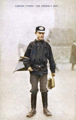 Orderly Boy. Date: circa 1905