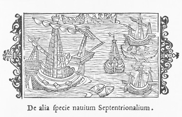 Northmen's Vessels. Date: 1555