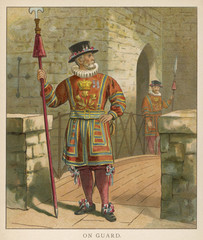 Yeoman of the Guard. Date: circa 1886
