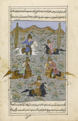 Playing Polo in the Middle East. Date: probably 18th century