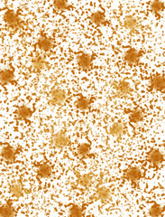 Abstract Golden Orb Pattern