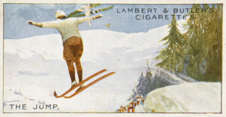 Ski Jump 1914. Date: 1914