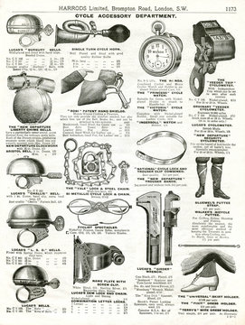 Trade catalogue of cycle accessories 1911. Date: 1911