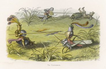 Elves' tournament. Date: 1875