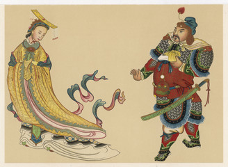 Chinese Empress and General Jo-Fei