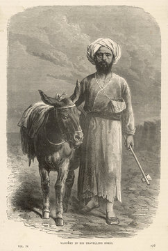 Vambery Explores Asia. Date: circa 1890