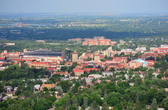 University of Colorado Boulder Campus on a Sunny Day