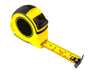 Tape measure isolated on white