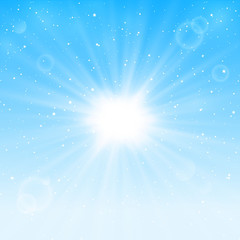 Naklejka premium Summer sunny background for Your design