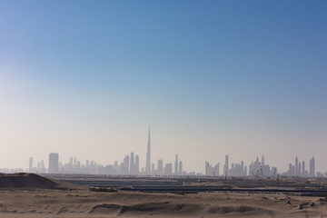 Obraz premium Panorama Dubai city