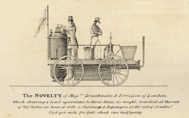 Rail - Locomotive. Date: 6 October 1829
