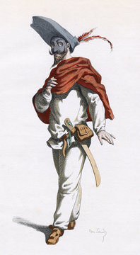 French Theatre - Fritelin. Date: early 17th century