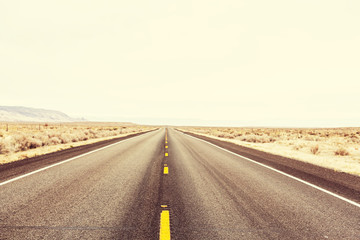 Fototapeta premium Road in prairie