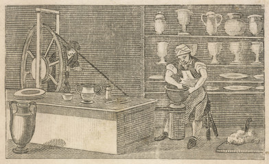 Wedgwood Works. Date: 1822